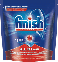 Finish Detergente en Tabletas para Lavavajillas All-in-1 Max 13u
